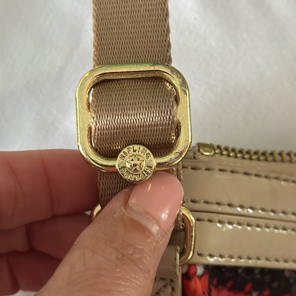 Kipling Colorful Basket Weave Crossbody Bag - Picture 4 of 10